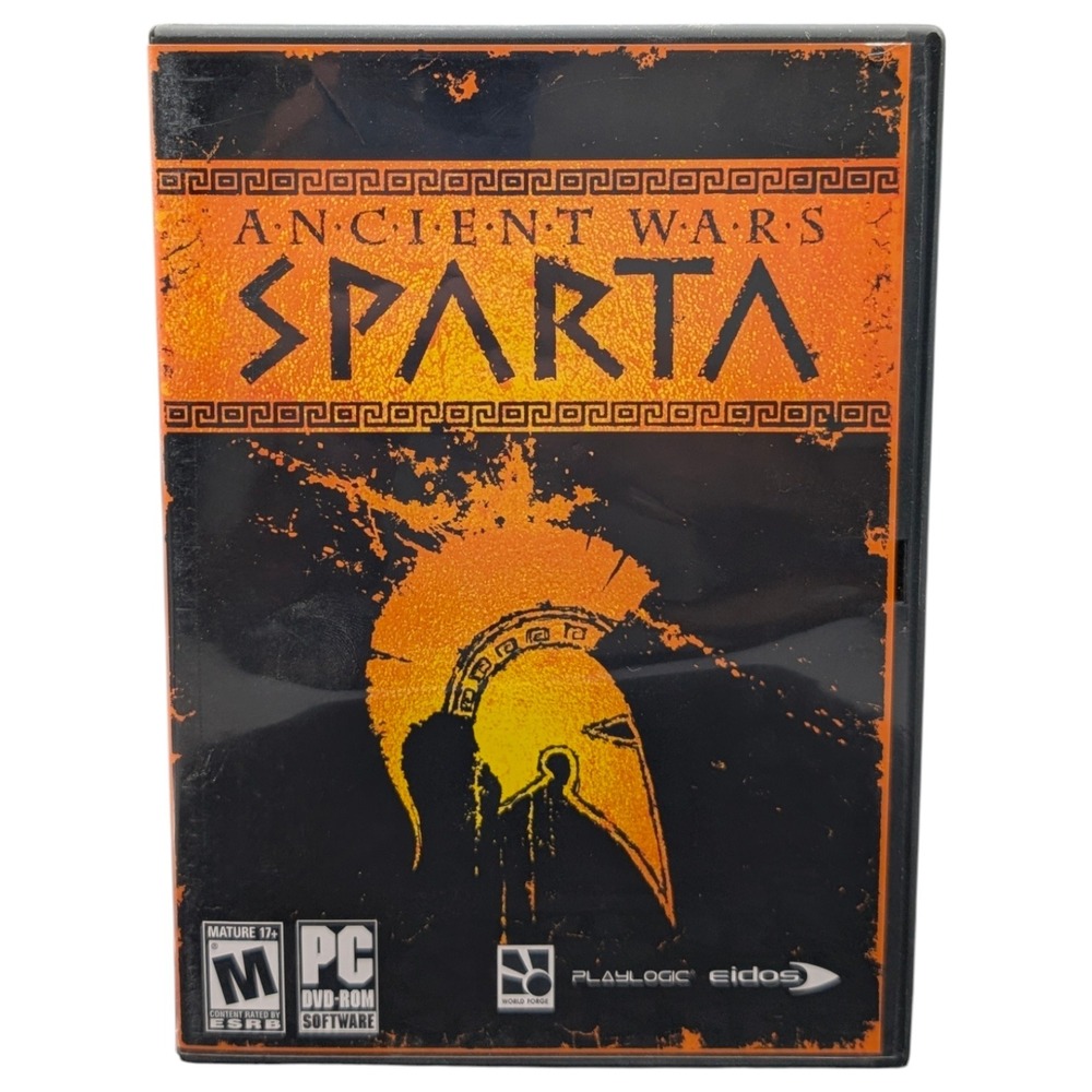 Ancient Wars Sparta PC DVD ROM Game Eidos Playlogic Rated M‎ Complete
